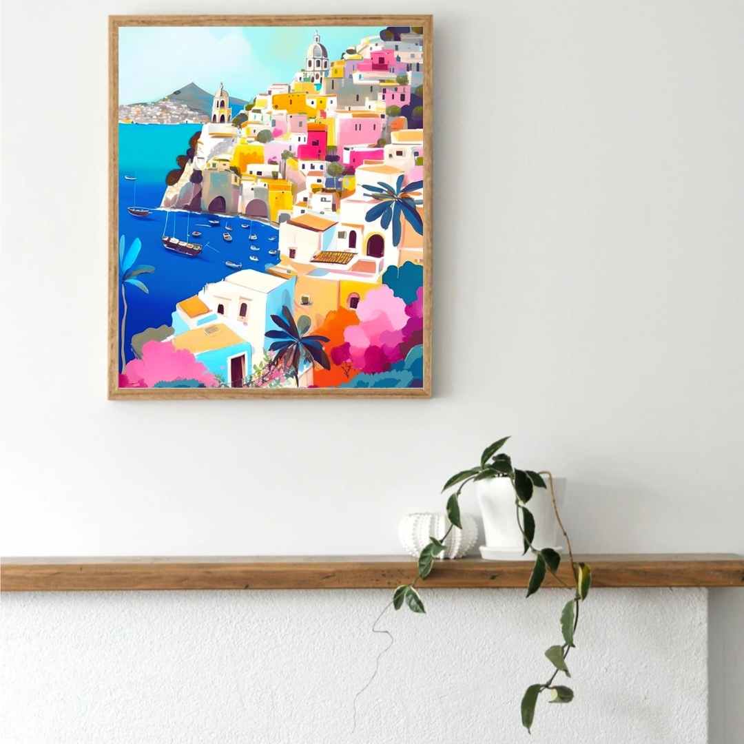 Dreamy Amalfi Paint by Numbers Kit