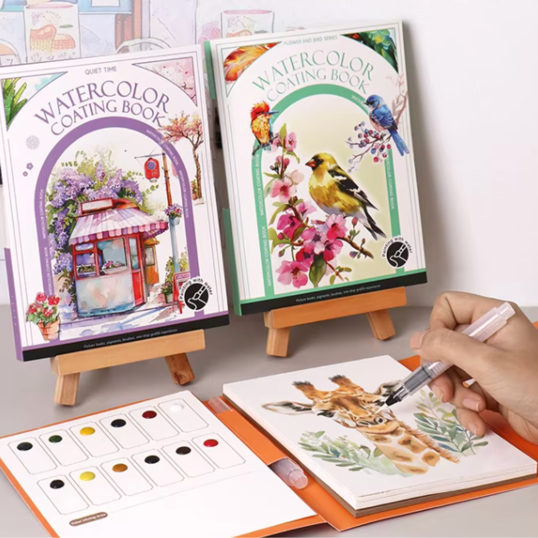 Birds of the World Watercolour Painting Book Kit - Craftmate