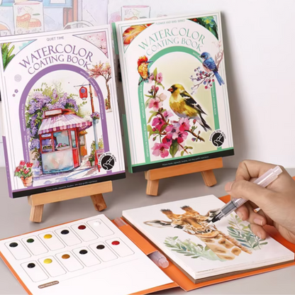 Birds of the World Watercolour Painting Book Kit - Craftmate