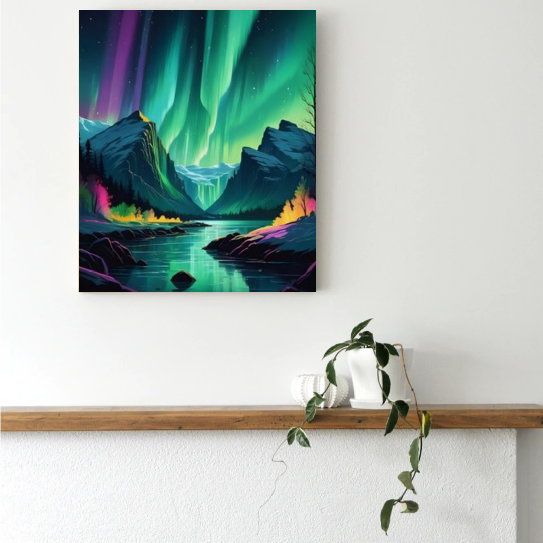 Northern Lights Party Paint by Number Kit