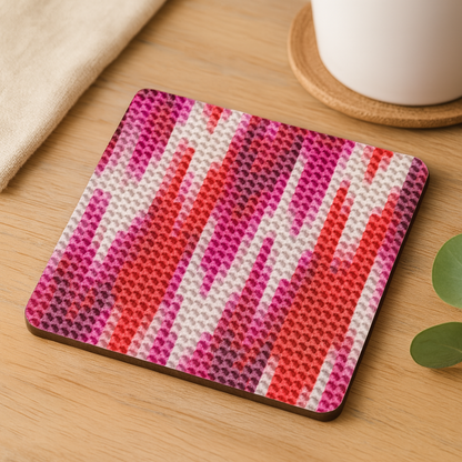 Chevron Ikat Diamond Coaster Kit