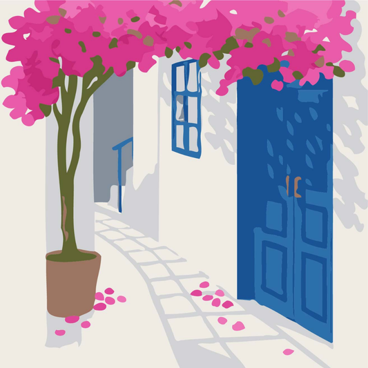 Under the Bougainvillea Paint by Number Mini Kit