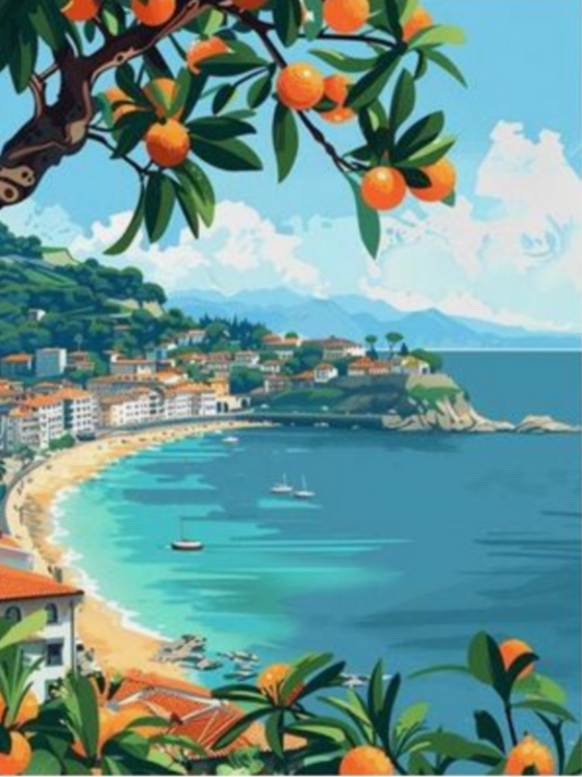 Citrus Coast Paint by Number Kit