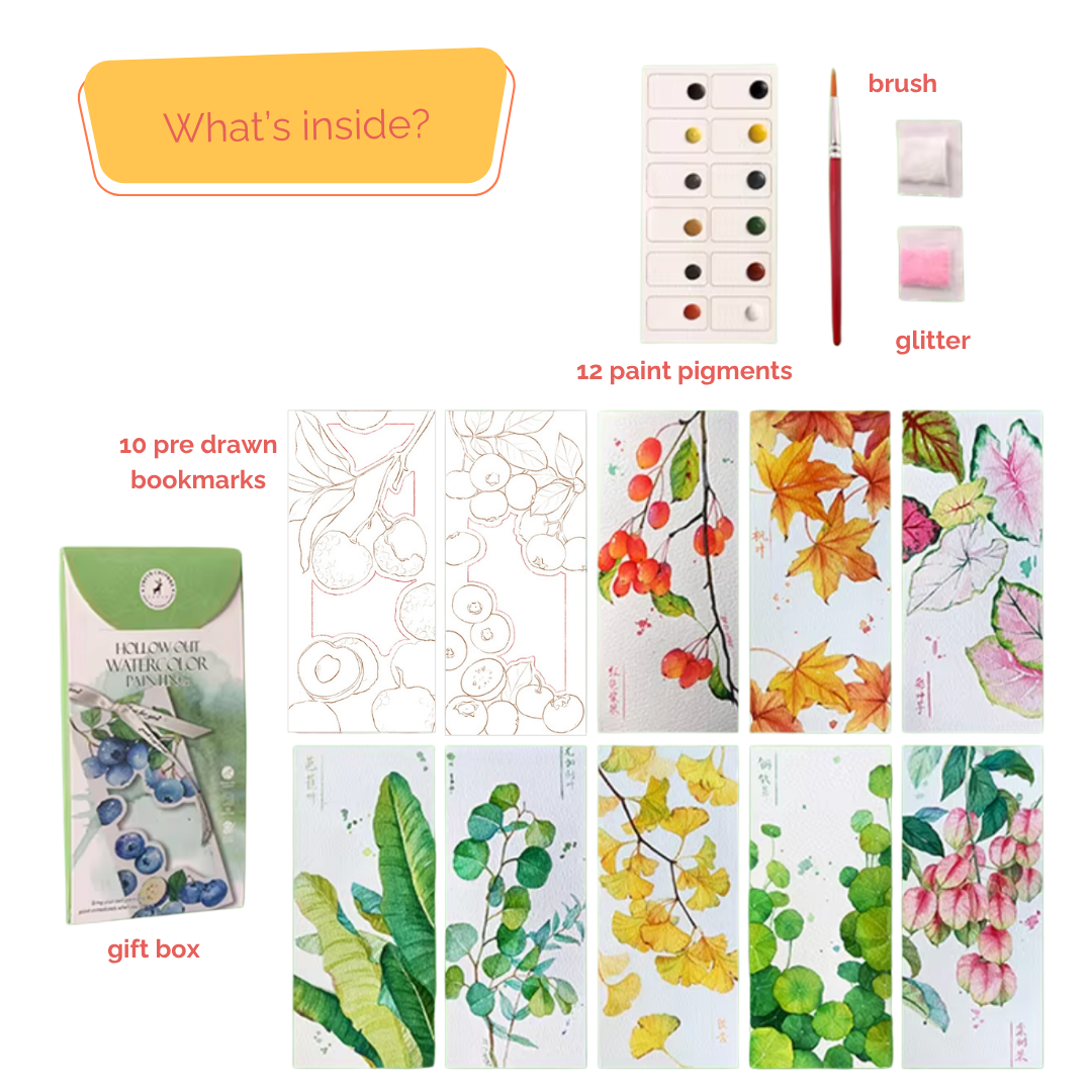 Watercolour Bookmark Kit