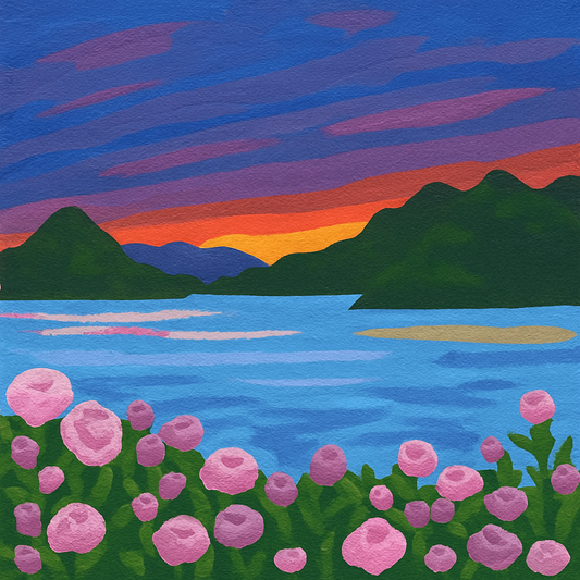 Sunset Serenity Paint by Number Mini Kit