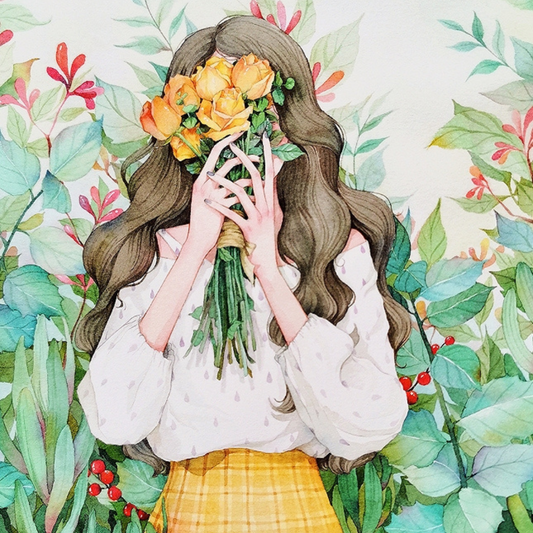 Flower Girl Watercolour Painting Kit