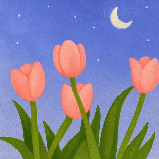 Tulip Tango Paint by Number Mini Kit
