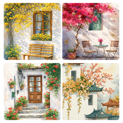 Slow Time Watercolour Mini Painting Book