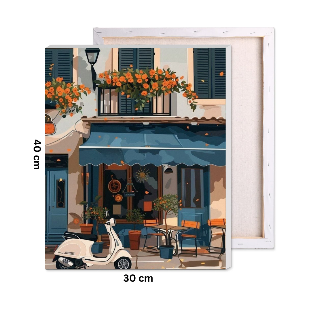 Vespa and Vanilla Paint by Number Kit