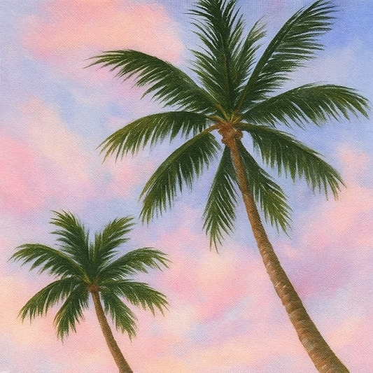 Palm Breeze Paint by Number Mini Kit