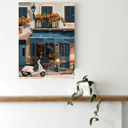 Vespa and Vanilla Paint by Number Kit