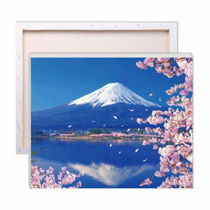 Blossoming Mt. Fuji Paint by Numbers Kit