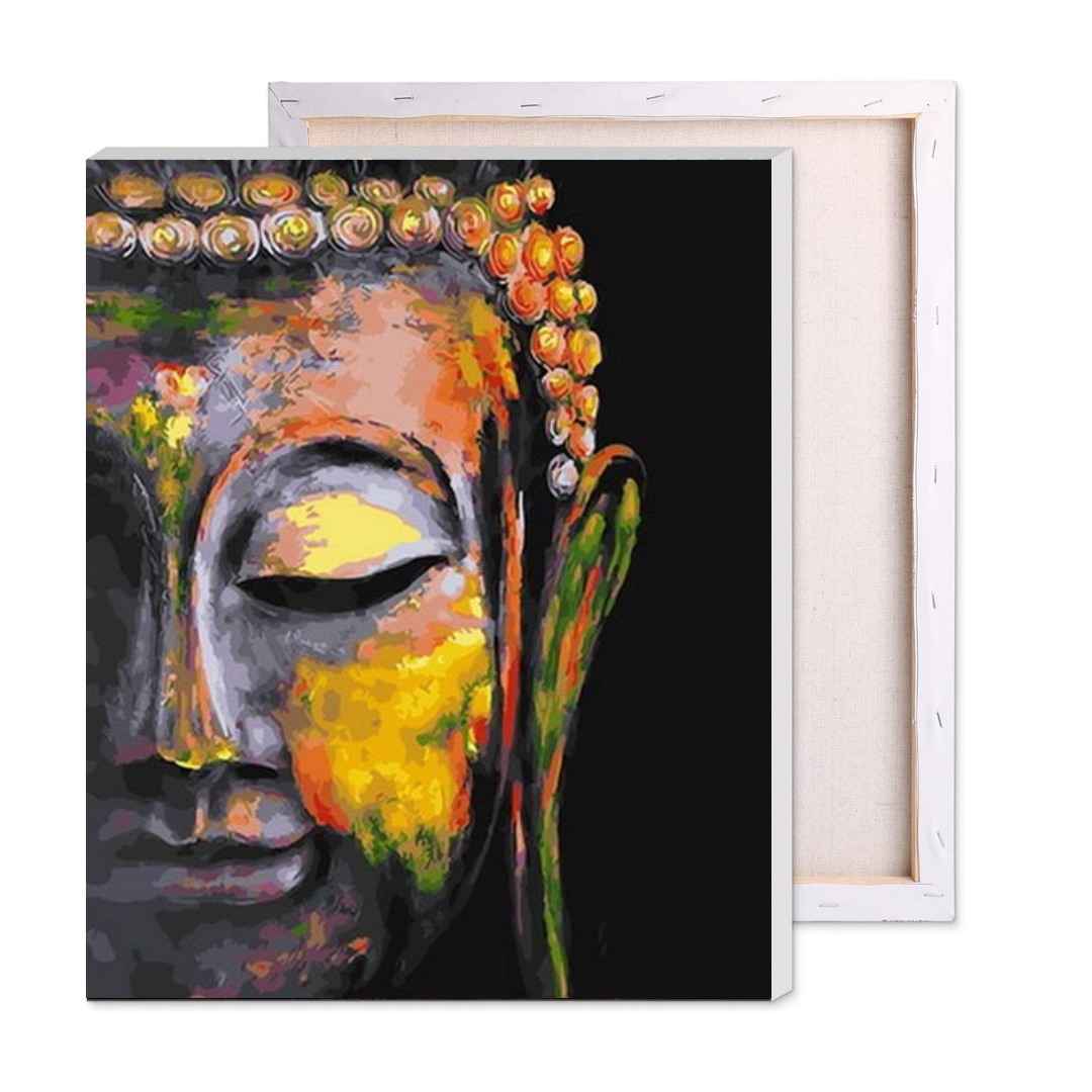 Buddha in Technicolor Paint by Numbers Kit