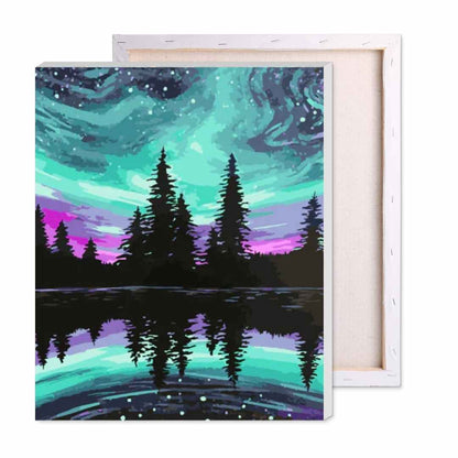 The Northern Lights Paint by Numbers Kit