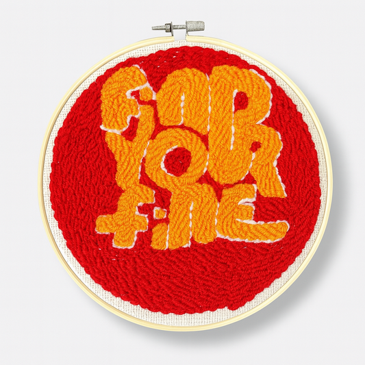 Find Your Fire Punch Needle Embroidery Kit