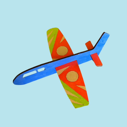 3D Wooden Airplane DIY Kit