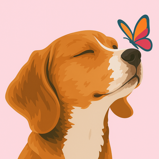 Flutter Pup Paint by Number Mini Kit