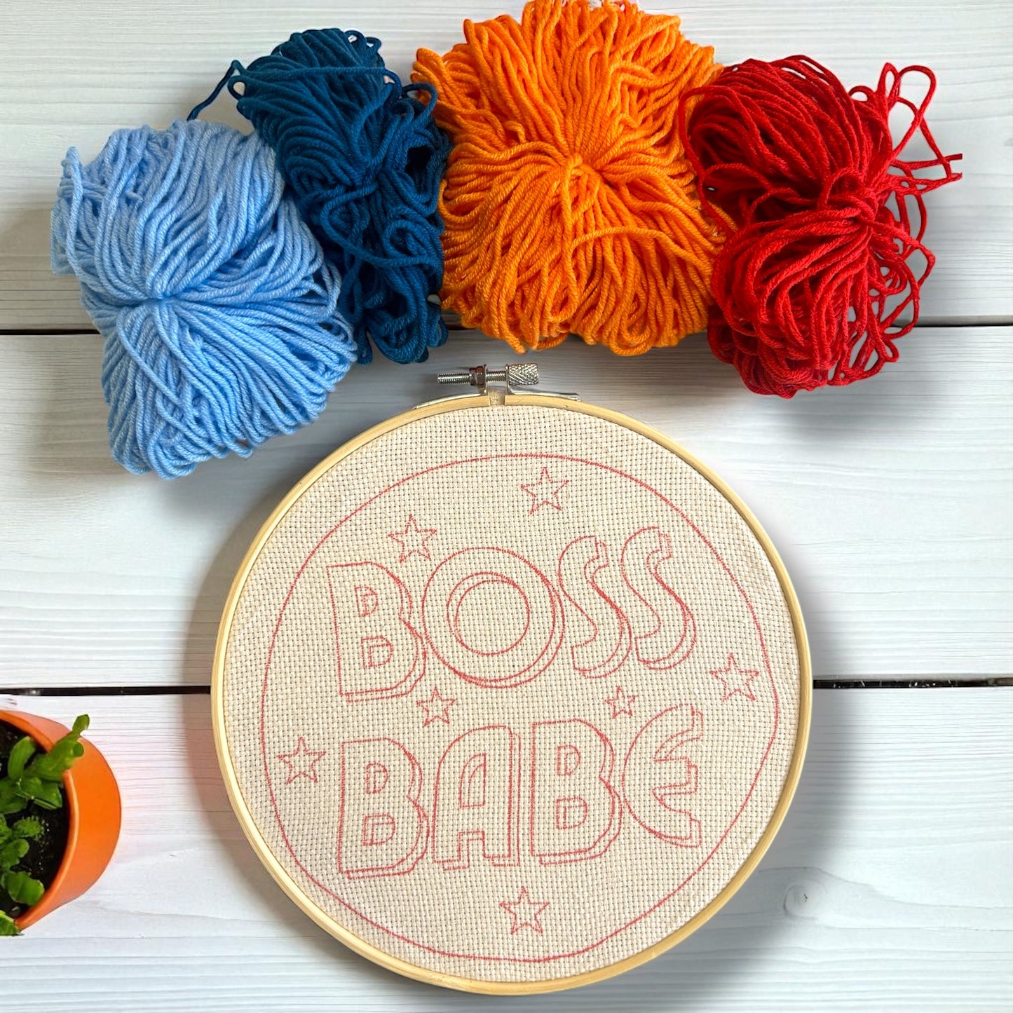 Boss Babe Punch Needle Embroidery Kit