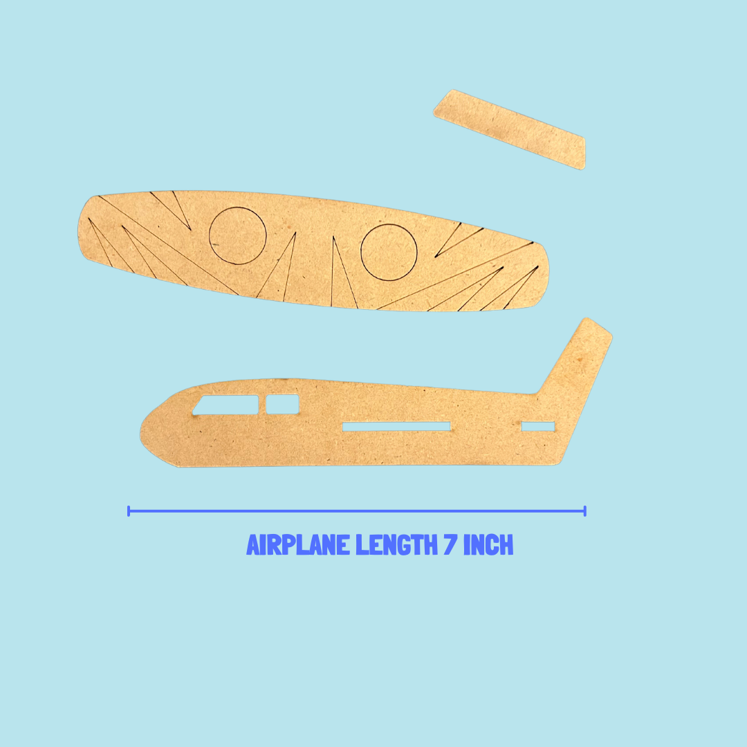 3D Wooden Airplane DIY Kit