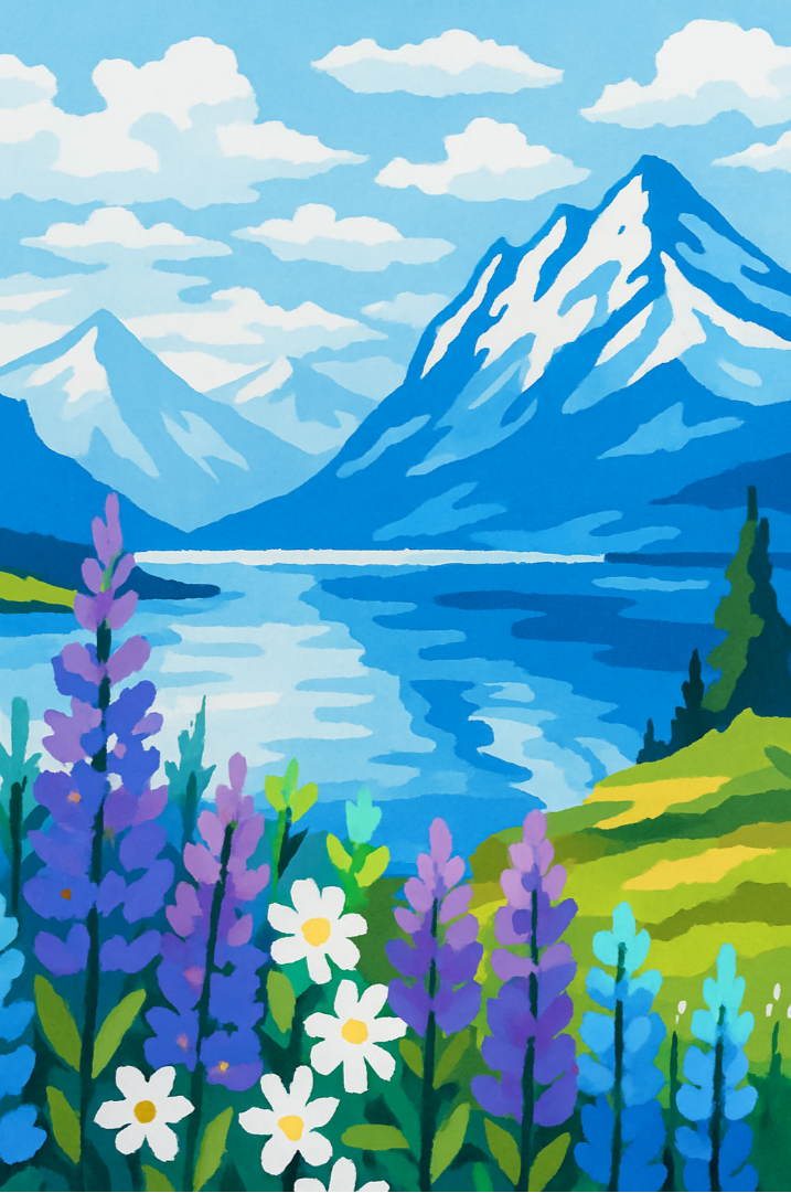 Alpine Escape Paint by Number Kit