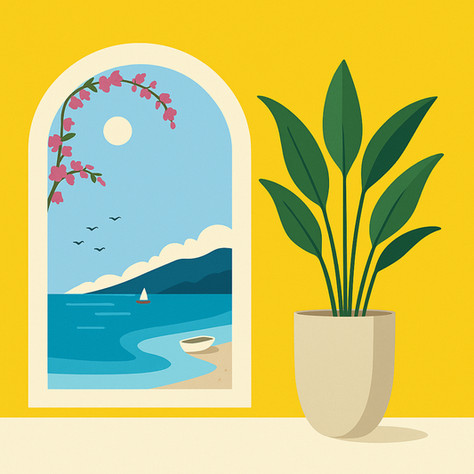 Paradise View Paint by Number Mini Kit