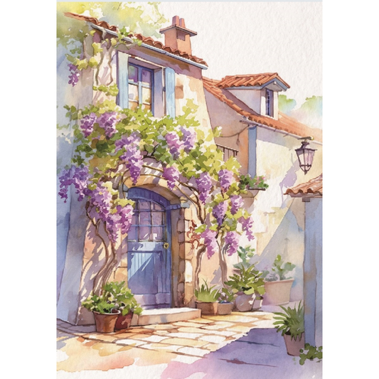Houses Watercolour Painting Kit