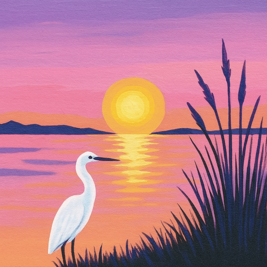 Sunset Stroll Paint by Number Mini Kit