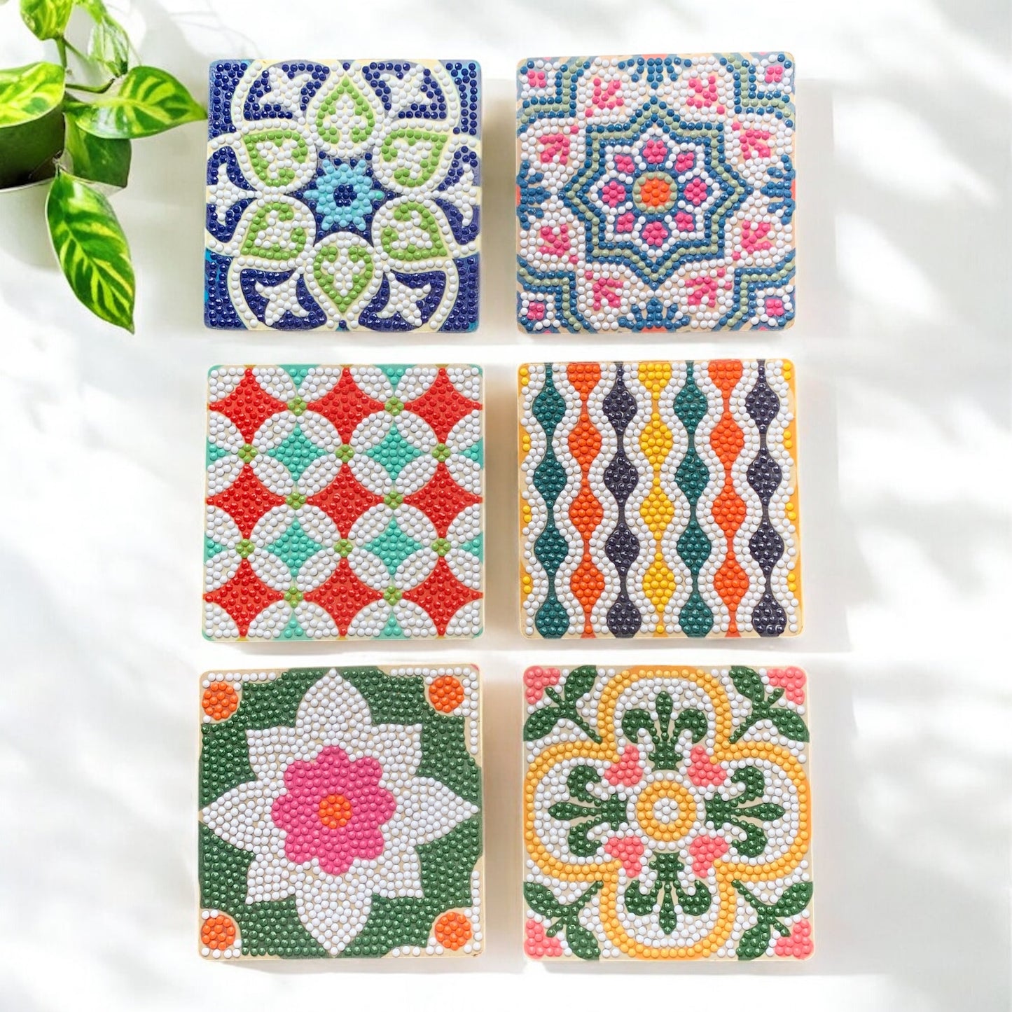 Holiday Villa Vibes Diamond Coaster Kit