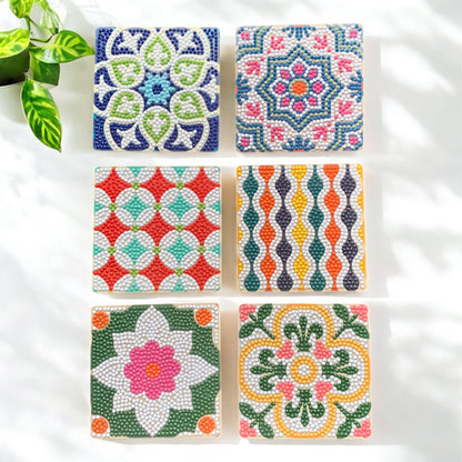 Holiday Villa Vibes Diamond Coaster Kit