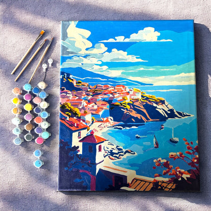 Mediterranean Escape Paint by Numbers Kit - Craftmate