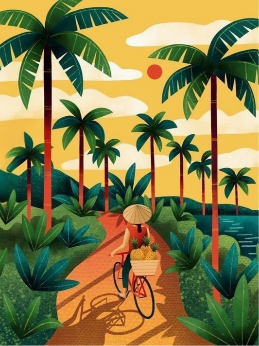 Tropical Trails Paint by Number Kit