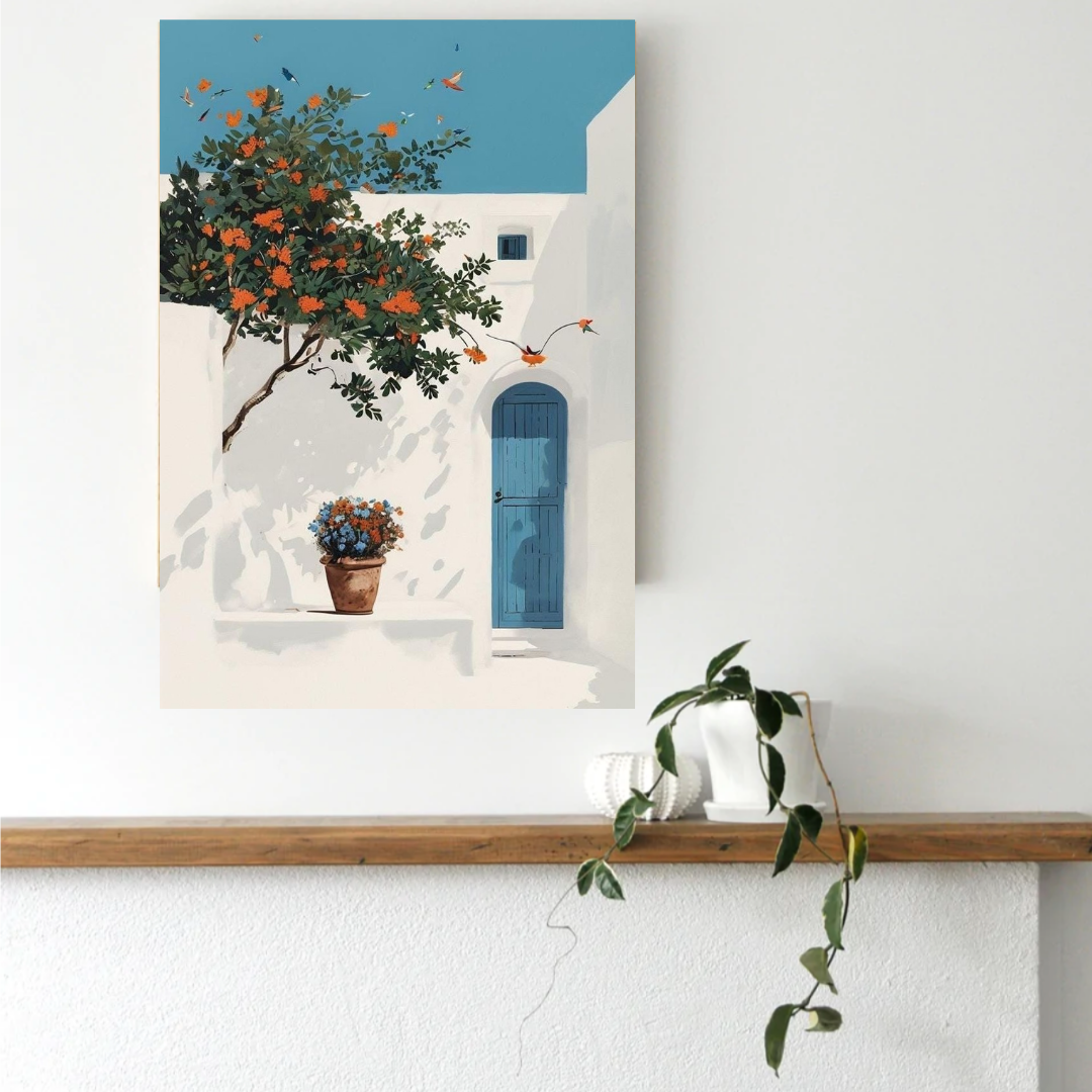 Mediterranean Villa Sol Paint by Number Kit