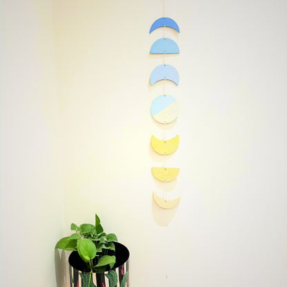 Wooden Moon Phases Wall Hanging DIY Kit