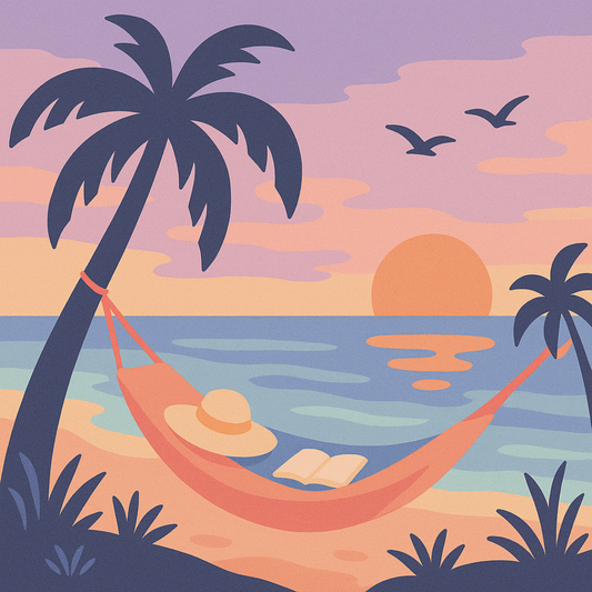 Vacay Mode Paint by Number Mini Kit