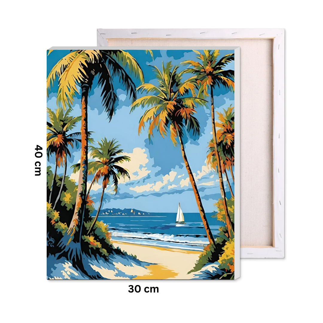 Tropic Like It's Hot Paint by Number Kit