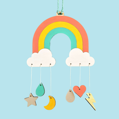 Wooden Rainbow Wall Hanging DIY Kit