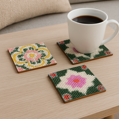 Holiday Villa Vibes Diamond Coaster Kit
