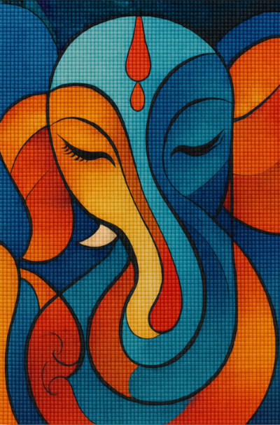 Ganesha Diamond Painting Kit