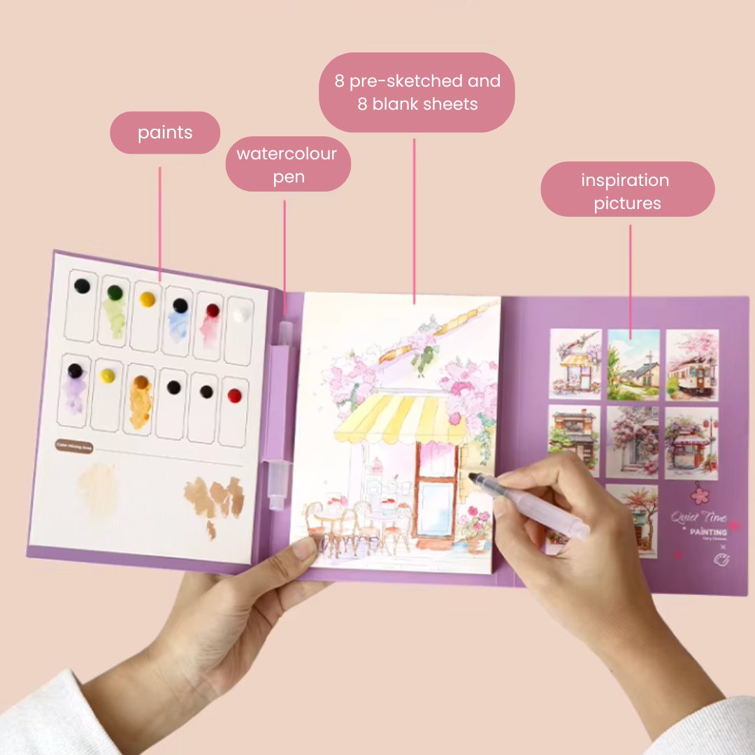 Birds of the World Watercolour Painting Book Kit - Craftmate