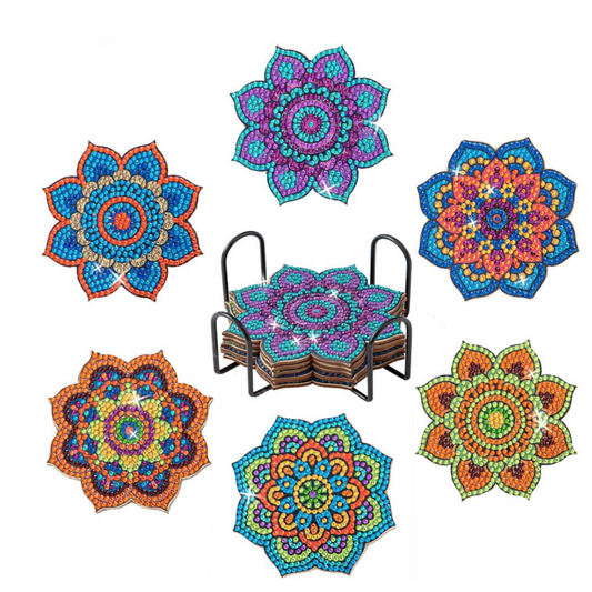 Mystic Mandala Diamond Coaster Kit