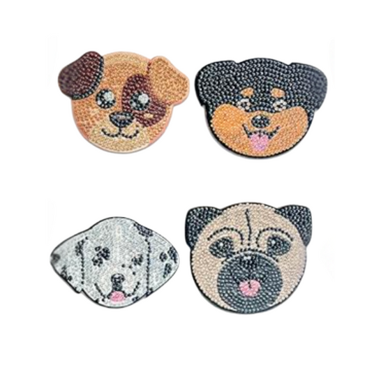 Glitter Pup Diamond Coaster Kit