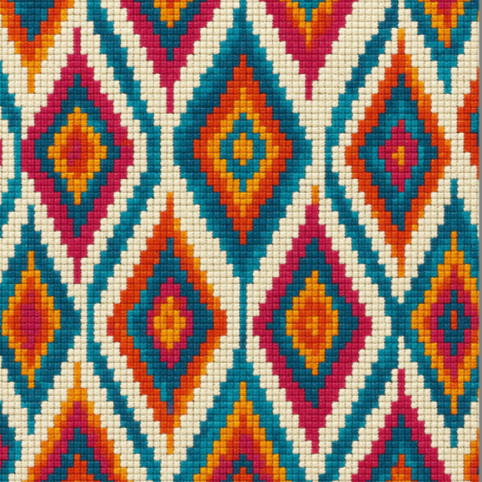 Ikat Pop Diamond Art Kit