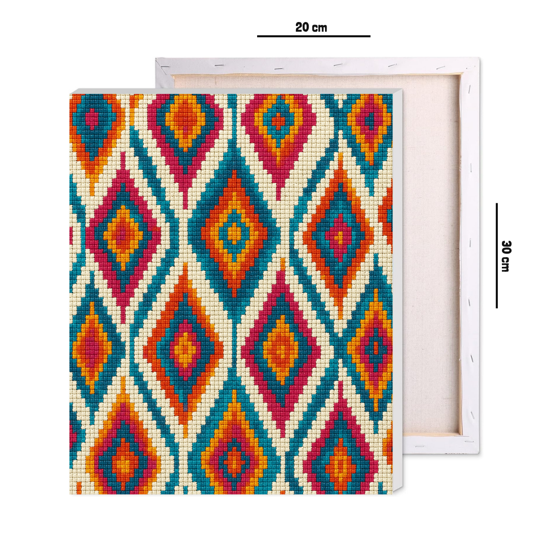 Ikat Pop Diamond Art Kit