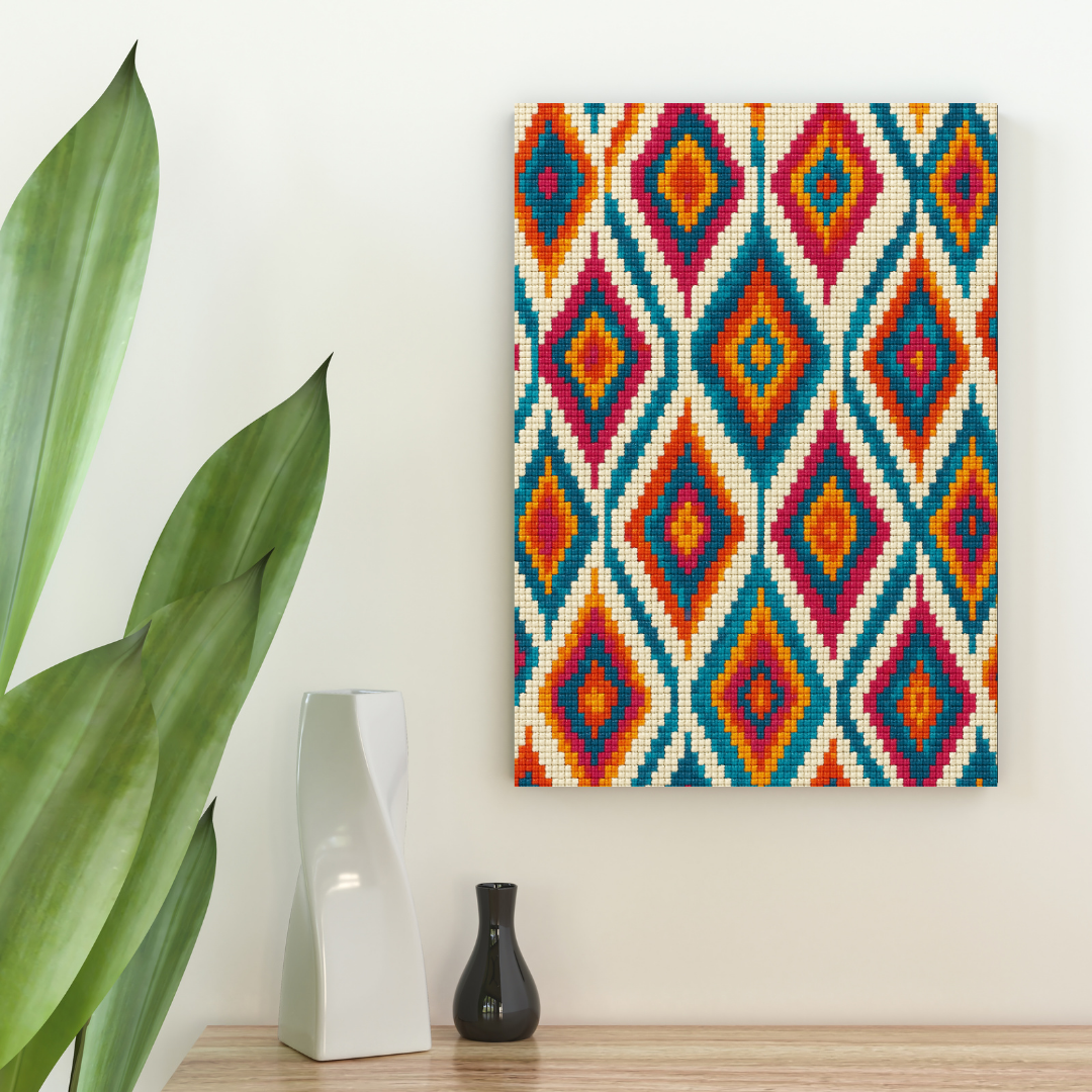 Ikat Pop Diamond Art Kit