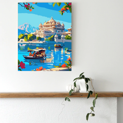 City of Lakes Paint by Number Kit
