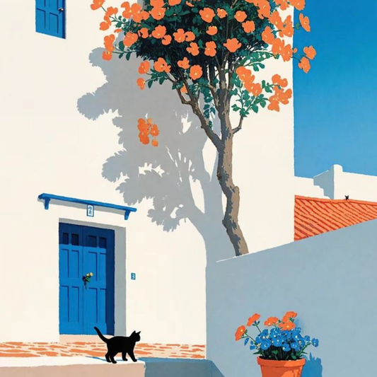 House Cat Paint by Number Mini Kit