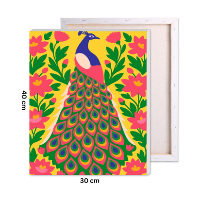Royal Peacock Paint by Number Kit