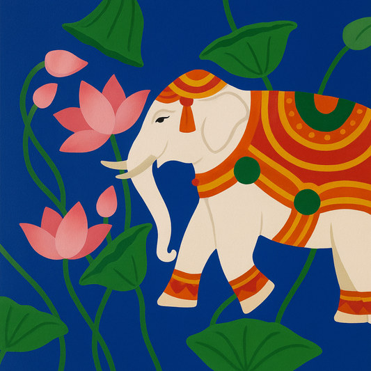 Pichwai Garden Paint by Number Mini Kit