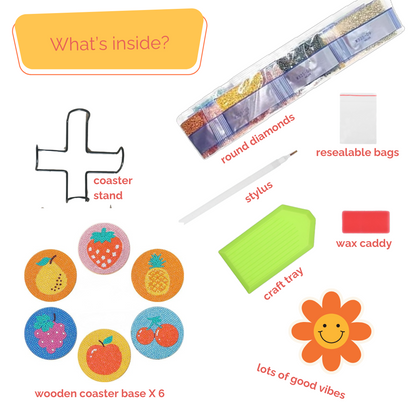 Fruity Fun Diamond Coaster Kit