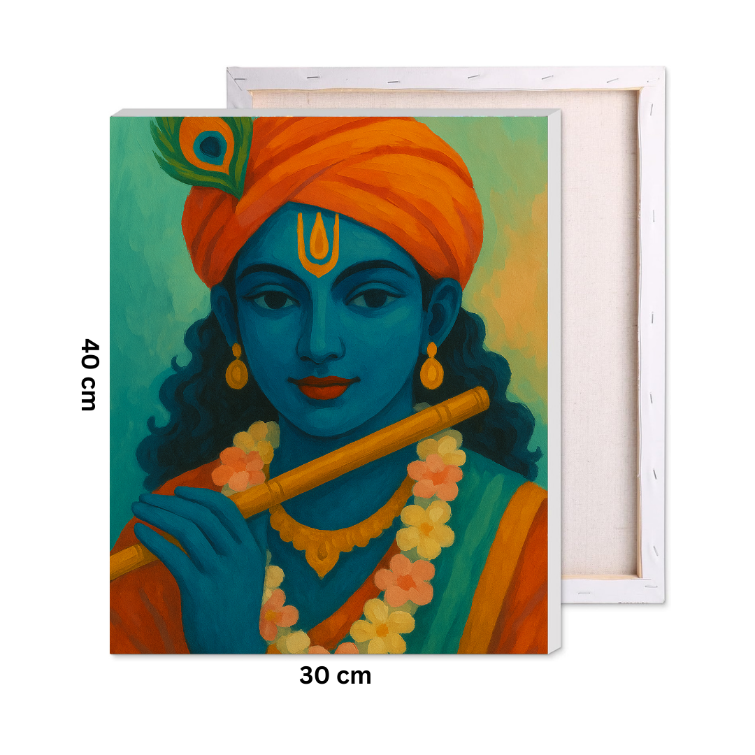Krishna Glow Paint by Number Kit